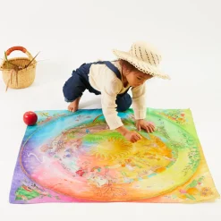 Sarah's Silks Celebration Playsilks-Around The Year On The Farm Playsilk