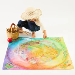 Sarah's Silks Celebration Playsilks-Around The Year On The Farm Playsilk