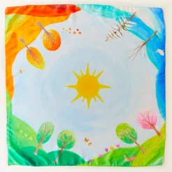 Sarah's Silks Celebration Playsilks|Rainbow Party-Around The Year Playsilk