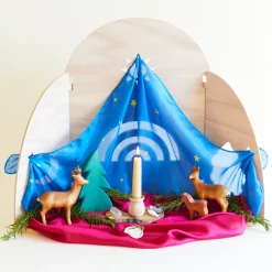 Sarah's Silks Nature Table Displays-December's Nature Table