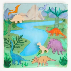 Sarah's Silks Playmaps-Dinosaur Playmap