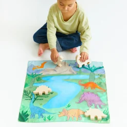 Sarah's Silks Playmaps-Dinosaur Playmap