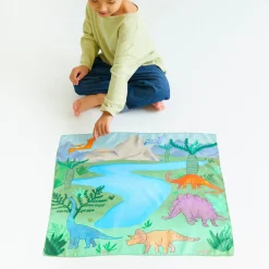 Sarah's Silks Playmaps-Dinosaur Playmap