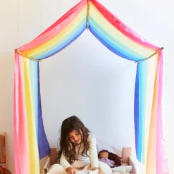 Sarah's Silks Double Playsilks|Rainbow Party-Double Rainbow Playsilk