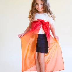 Sarah's Silks Enchanted Playsilks-Fire Playsilk