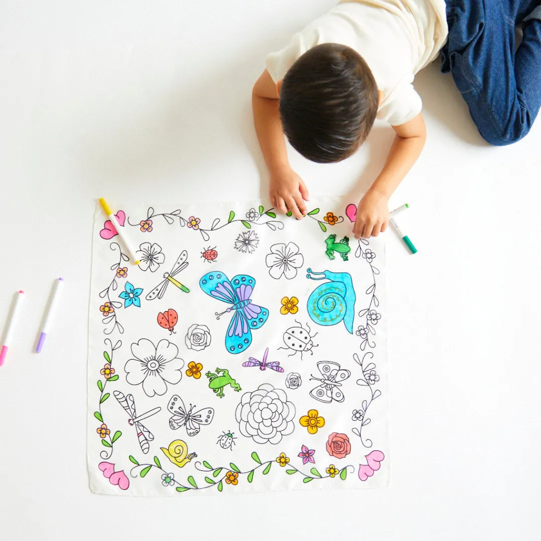 Sarah's Silks Coloring Playsilks-Heart Coloring Playsilk