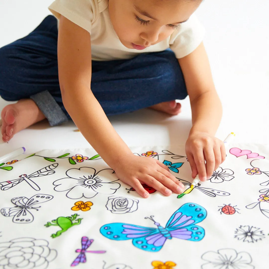 Sarah's Silks Coloring Playsilks-Heart Coloring Playsilk