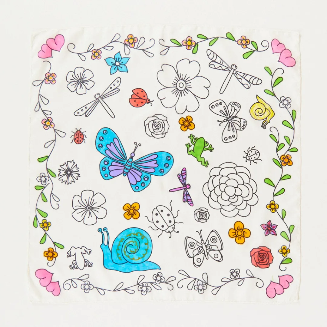 Sarah's Silks Coloring Playsilks-Heart Coloring Playsilk