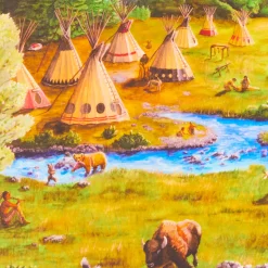 Sarah's Silks Seek & Find Playsilks|Storytelling Playsilks-Lakota Storytelling Playsilk