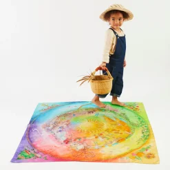 Sarah's Silks Celebration Playsilks-Large Around The Year On The Farm Playsilk