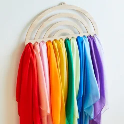 Sarah's Silks Playsilk Displays-Large Rainbow Playsilk Display
