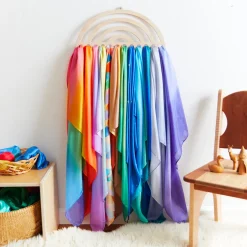 Sarah's Silks Playsilk Displays-Large Rainbow Playsilk Display