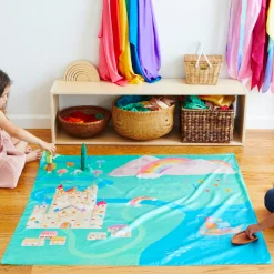Sarah's Silks Playmaps-Large Rainbowland Playmap