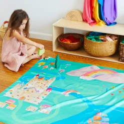 Sarah's Silks Playmaps-Large Rainbowland Playmap