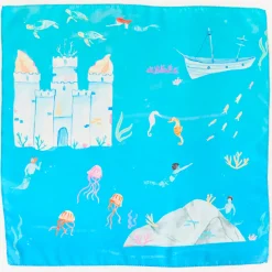 Sarah's Silks Playmaps|Mermaid Party-Large Under The Sea Playmap
