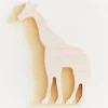 Sarah's Silks Wooden Animals-Large Wooden Giraffe