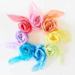 Sarah's Silks Playsilk Sets-May Day Playsilk Set Of 8