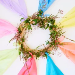 Sarah's Silks Playsilk Sets-May Day Playsilk Set Of 8