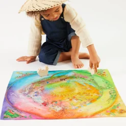 Sarah's Silks Celebration Playsilks-Mini Around The Year On The Farm Playsilk