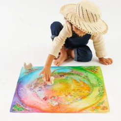 Sarah's Silks Celebration Playsilks-Mini Around The Year On The Farm Playsilk