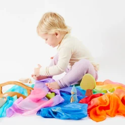 Sarah's Silks Playsilk Sets|Mini Playsilks-Mini Enchanted Playsilk Set