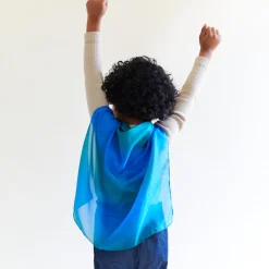 Sarah's Silks Mini Playsilks-Mini Ocean Playsilk