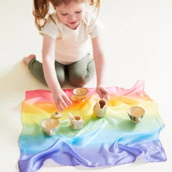 Sarah's Silks Mini Playsilks|Rainbow Party-Mini Rainbow Playsilk