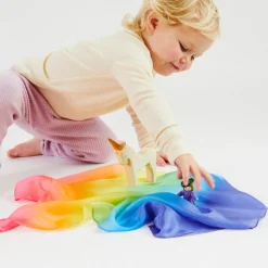 Sarah's Silks Mini Playsilks|Rainbow Party-Mini Rainbow Playsilk