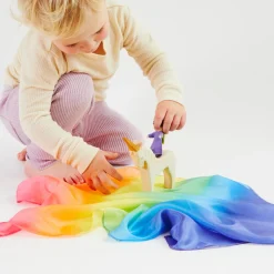 Sarah's Silks Mini Playsilks|Rainbow Party-Mini Rainbow Playsilk
