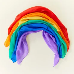 Sarah's Silks Mini Playsilks-Mini Solid Color Playsilks