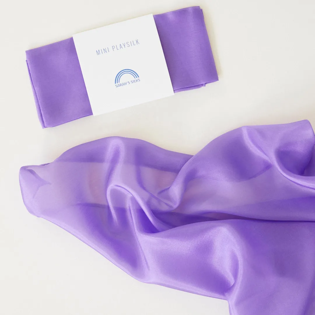 Sarah's Silks Mini Playsilks-Mini Solid Color Playsilks
