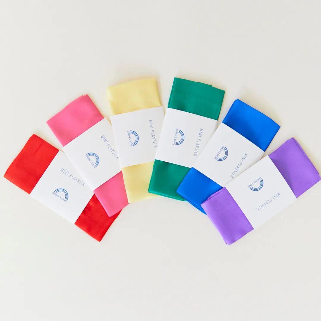Sarah's Silks Mini Playsilks-Mini Solid Color Playsilks