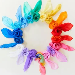 Sarah's Silks Mini Playsilks-Mini Solid Color Playsilks