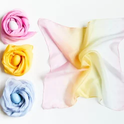 Sarah's Silks Mini Playsilks|Coloring Playsilks-Mini White Playsilk Pack For Dyeing