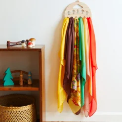 Sarah's Silks Playsilk Displays-Mushroom Playsilk Display