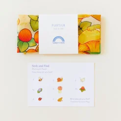 Sarah's Silks Seek & Find Playsilks-Mushroom Seek & Find Playsilk