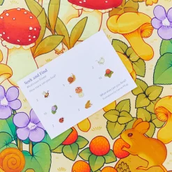 Sarah's Silks Seek & Find Playsilks-Mushroom Seek & Find Playsilk