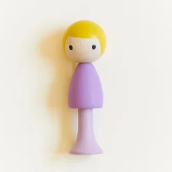 Sarah's Silks Clicques Handmade Wooden Dolls-Paul