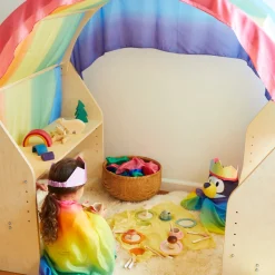 Sarah's Silks Double Playsilks|Fort Kits-Playstand