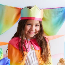 Sarah's Silks Dress-Up Sets|Rainbow Party-Rainbow King/Queen Costume