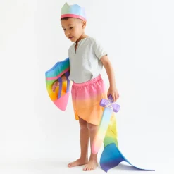 Sarah's Silks Mermaid Party-Rainbow Mermaid Tail Large