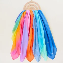 Sarah's Silks Playsilk Displays-Rainbow Playsilk Display