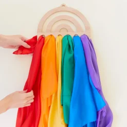 Sarah's Silks Playsilk Displays-Rainbow Playsilk Display