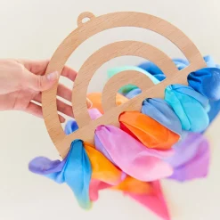 Sarah's Silks Playsilk Displays-Rainbow Playsilk Display