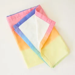 Sarah's Silks Silk Baby Blankets-Rainbow Silk Baby Blanket