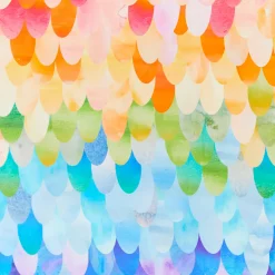 Sarah's Silks Rainbow Unicorn Party-Rainbow Unicorn Playsilk