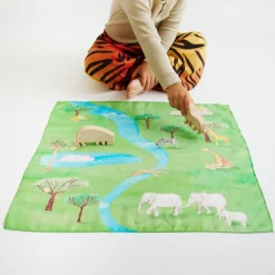 Sarah's Silks Mini Playsilks|Playmaps-Safari Playmap