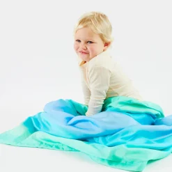 Sarah's Silks Silk Baby Blankets-Sea Silk Baby Blanket