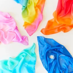 Sarah's Silks Playsilk Sets|Playsilk Displays-Set Of 17 Solid Color Playsilks