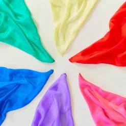 Sarah's Silks Playsilk Sets|Playsilk Displays-Set Of 17 Solid Color Playsilks